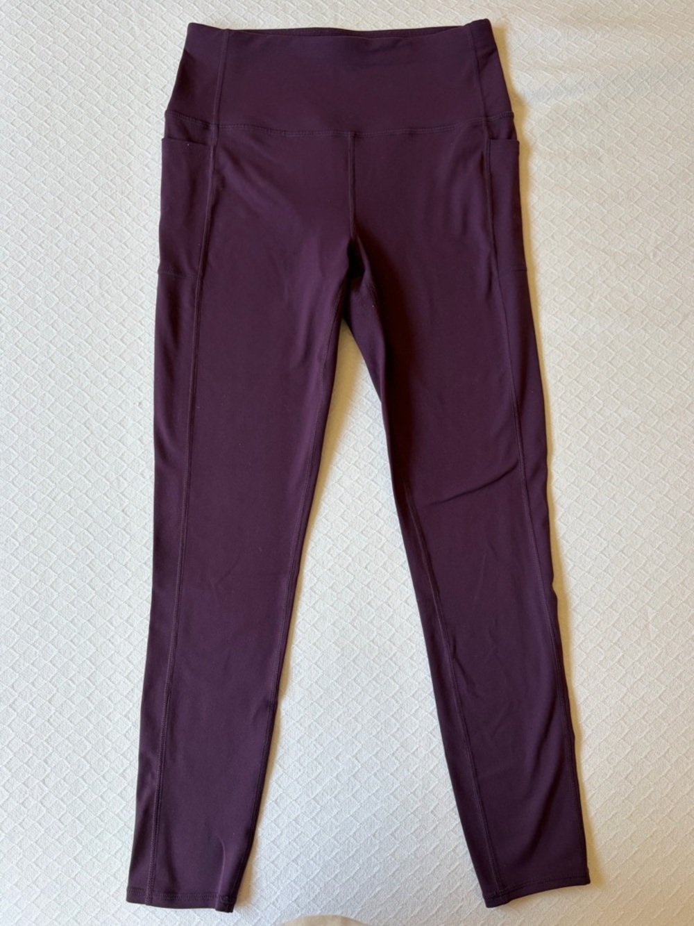 Skechers GoWalk High Waisted Leggings Purple Pockets Size M